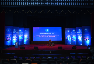 LED stage design Symphonia Summit 2023 Nagpur